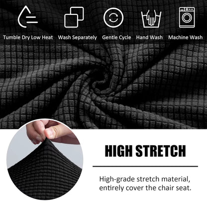 Thickened Jacquard Stretchable Computer Office Chair Covers Dustproof Pet Scratch Resistant Retractable Office Chair Cover