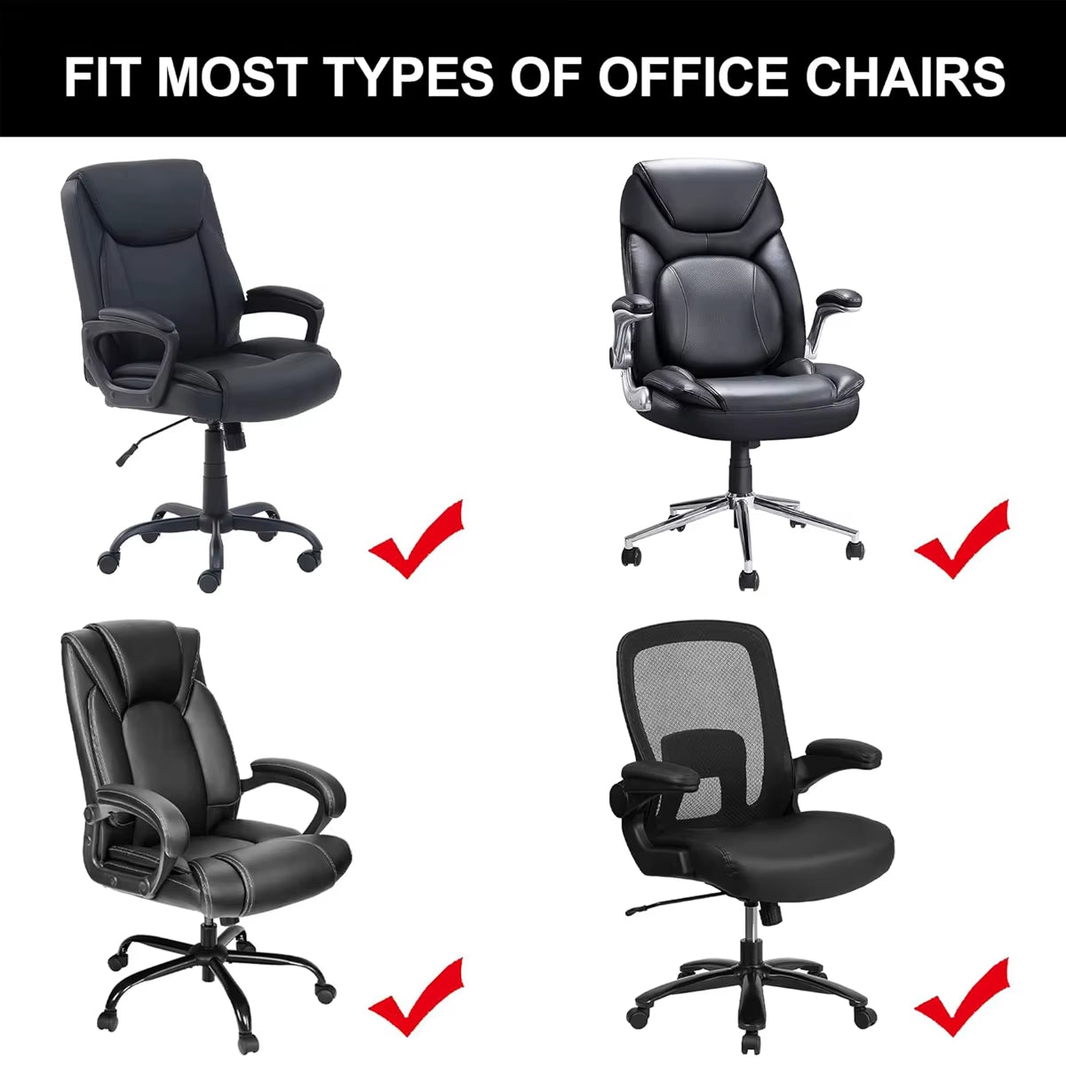 Thickened Jacquard Stretchable Computer Office Chair Covers Dustproof Pet Scratch Resistant Retractable Office Chair Cover