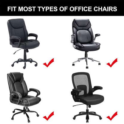 Thickened Jacquard Stretchable Computer Office Chair Covers Dustproof Pet Scratch Resistant Retractable Office Chair Cover