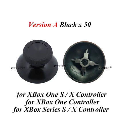 50 PCS Replacement Joysticks Thumbstick Analogue Sticks for Xbox One Series X S Core Wireless Controller Thumb Grip Cap