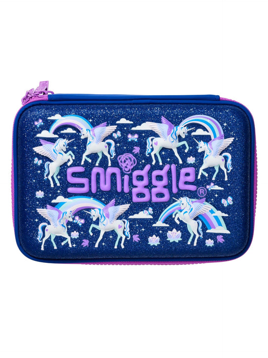 Smiggle - Away Hardtop Unicorn Two-Tier Pencil Case
