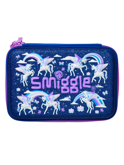 Smiggle - Away Hardtop Unicorn Two-Tier Pencil Case