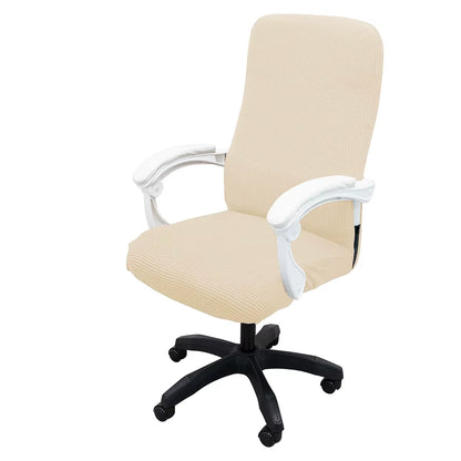 Thickened Jacquard Stretchable Computer Office Chair Covers Dustproof Pet Scratch Resistant Retractable Office Chair Cover