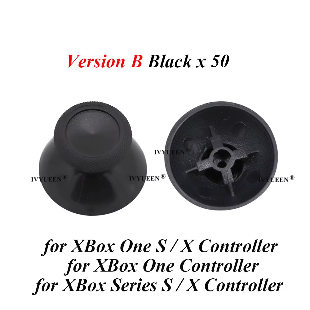 50 PCS Replacement Joysticks Thumbstick Analogue Sticks for Xbox One Series X S Core Wireless Controller Thumb Grip Cap