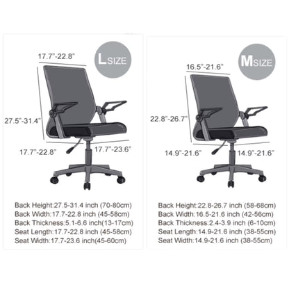 Thickened Jacquard Stretchable Computer Office Chair Covers Dustproof Pet Scratch Resistant Retractable Office Chair Cover