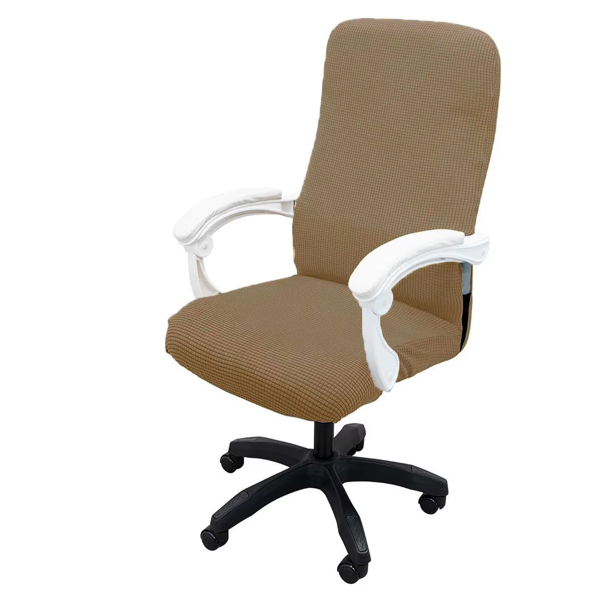 Thickened Jacquard Stretchable Computer Office Chair Covers Dustproof Pet Scratch Resistant Retractable Office Chair Cover