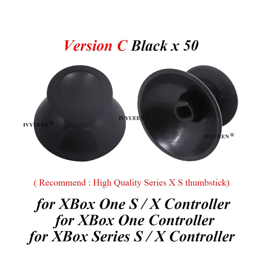 50 PCS Replacement Joysticks Thumbstick Analogue Sticks for Xbox One Series X S Core Wireless Controller Thumb Grip Cap