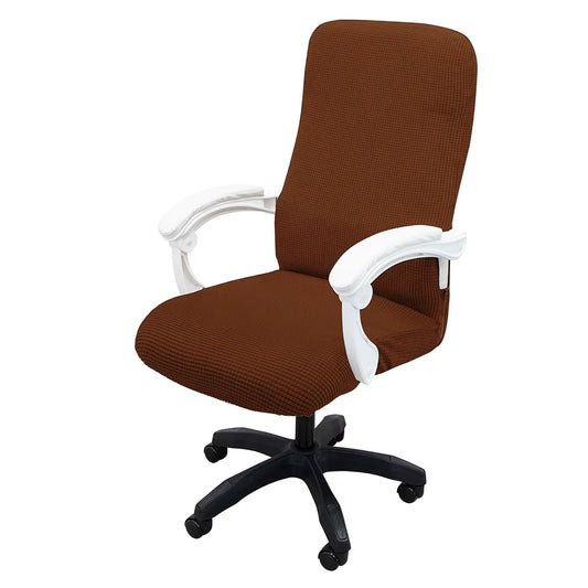 Thickened Jacquard Stretchable Computer Office Chair Covers Dustproof Pet Scratch Resistant Retractable Office Chair Cover