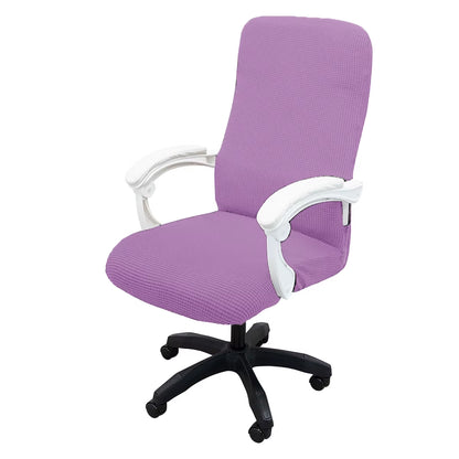 Thickened Jacquard Stretchable Computer Office Chair Covers Dustproof Pet Scratch Resistant Retractable Office Chair Cover